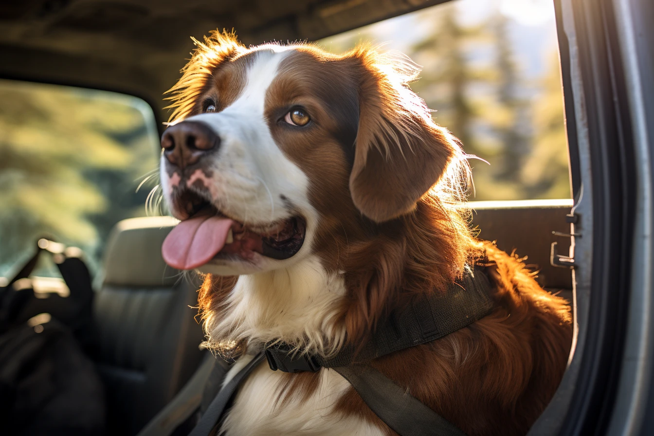 Jeep Grand Cherokee back seat cover for St. Bernards